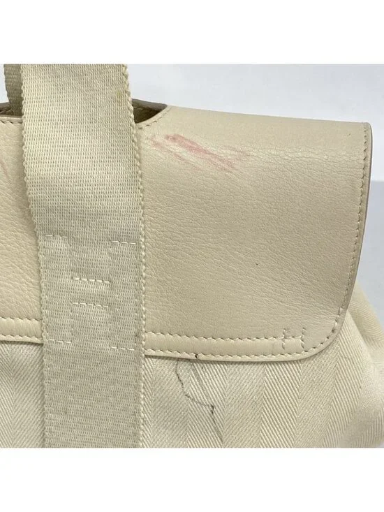 ★SOLD★ Hermes Handbag Valparaiso PM Toilet Blanc Ivory Silver - Picture 7 of 10